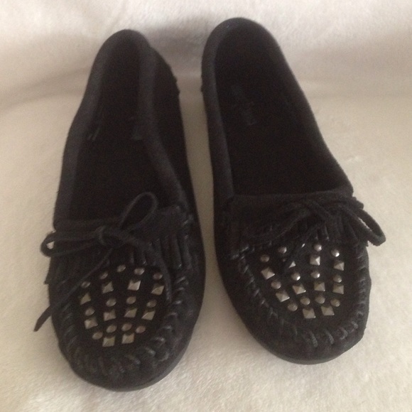 Minnetonka Double Studded Moccasin