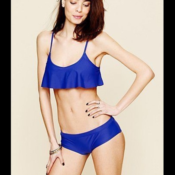 Free People Accessories - Free people solid Sophia bikini set
