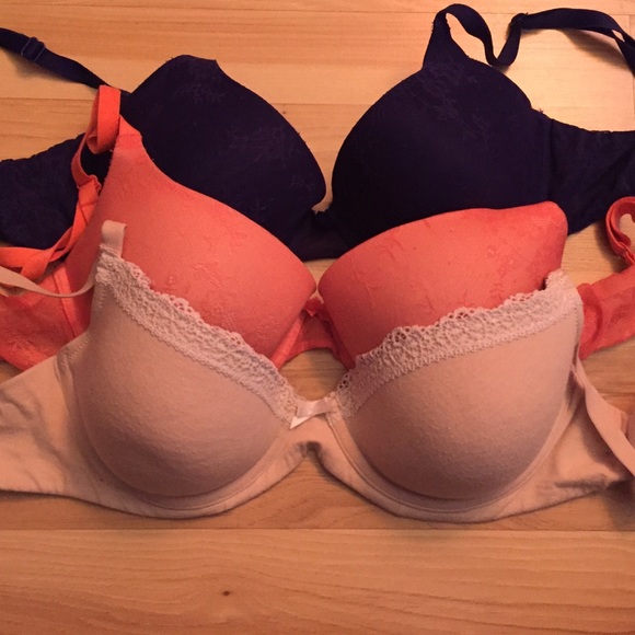 Set of 3 34D bras