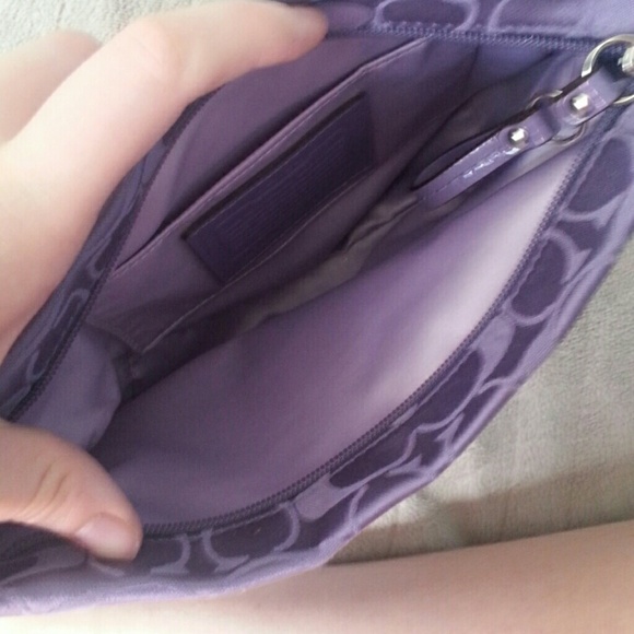 Violet coach handbag - Picture 2 of 3