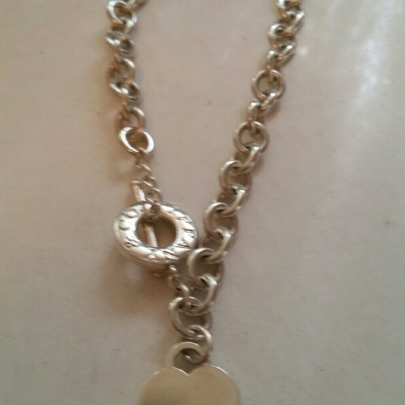 Authentic Tiffany and Co heart necklace