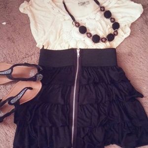 Sexy mid/high waist skirt