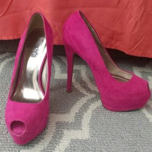 Pink high heels