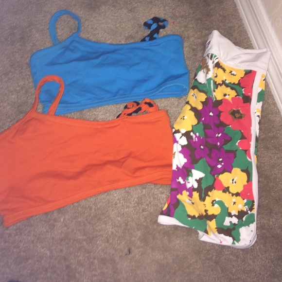 Workout bras and capris!