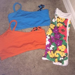 Workout bras and capris!