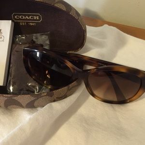 Coach sunglasses. And case