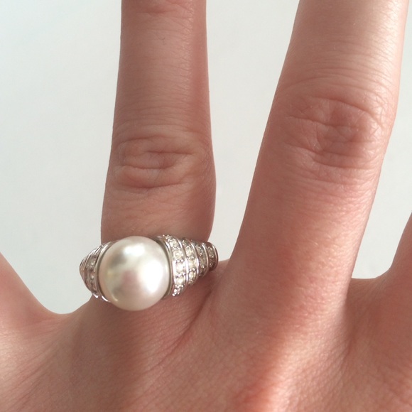 Swarovski Perpetual Simulated Pearl Ring