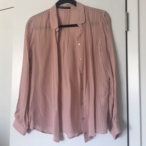 Zara striped button up shirt size Small NWOT Zara striped button up shirt size Small NWOT