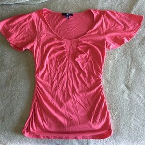 Banana republic flutter sleeve top