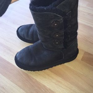 Ugg Australia tall black bailey button