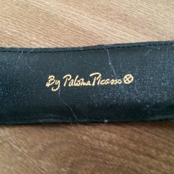 Paloma Picasso Accessories - Black leather Paloma Picasso belt Paloma Picasso Accessories - Black leather Paloma Picasso belt