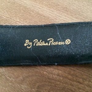 Paloma Picasso Accessories - Black leather Paloma Picasso belt Paloma Picasso Accessories - Black leather Paloma Picasso belt