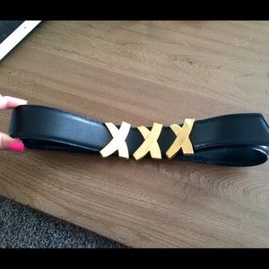 Paloma Picasso Accessories - Black leather Paloma Picasso belt Paloma Picasso Accessories - Black leather Paloma Picasso belt