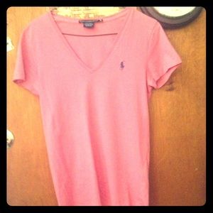 Pink Ralph Lauren Shirt