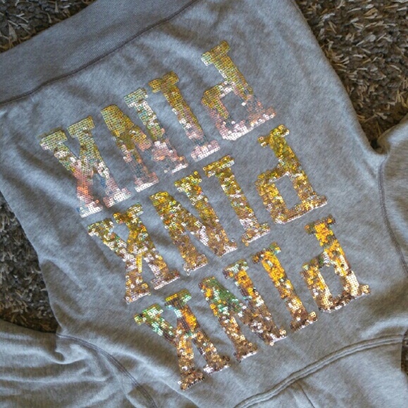 👄PINK 3 Tone Gold Ombre Hoodie - Picture 2 of 2