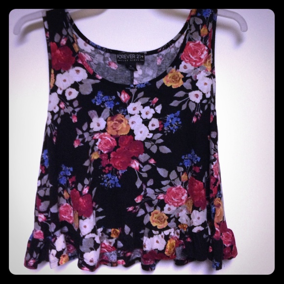 Forever 21 Floral Crop Top!