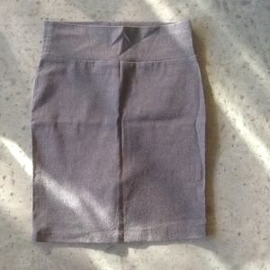 Charlotte Russe grey pencil skirt
