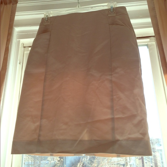 H&M Stone Gray Pencil Skirt