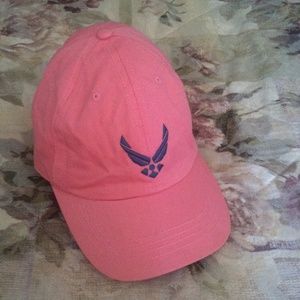 Baby pink Air Force hat