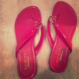 Red sandals