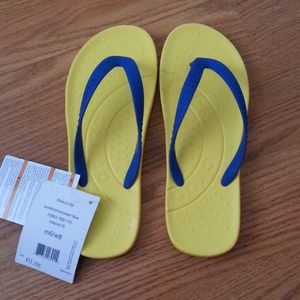 Croc flip flops