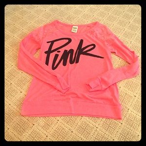 Victoria's Secret pink long sleeve shirt