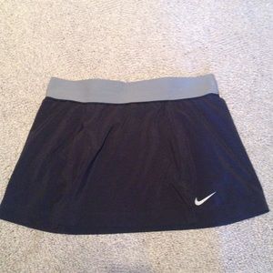 Nike Dri Fit Knit Black Athletic Skirt