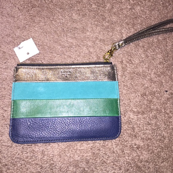 Brand new Fossil wristlet