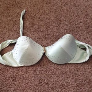 Light blue diamond VS swim top !