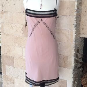 Max studio Special Edition 100% Silk Pink Dress
