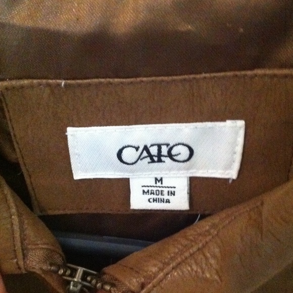 Brown faux leather jacket!! - Picture 3 of 3