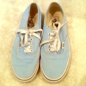 Baby blue vans