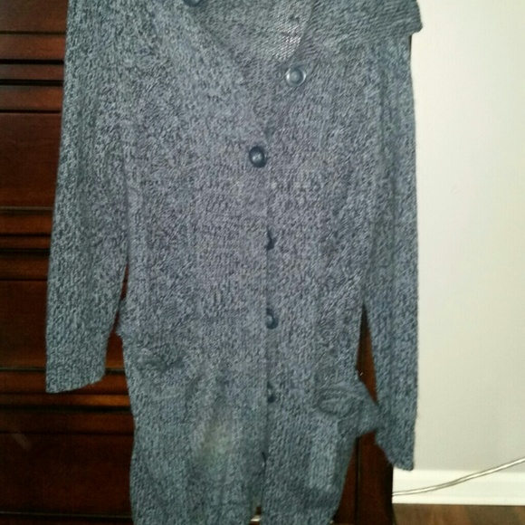 Over sized blue sweater