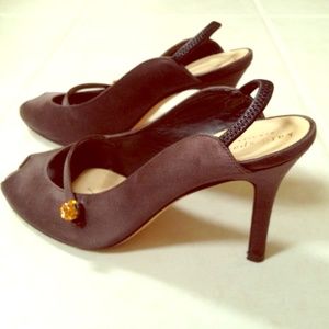 Kate Spade Heels - Made in Italy (brown - size 7)