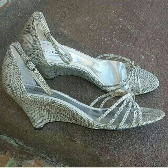 Bone ankle strap heels