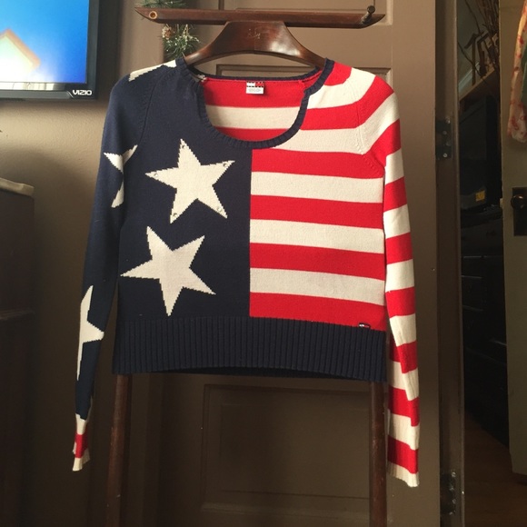 American Flag Sweater