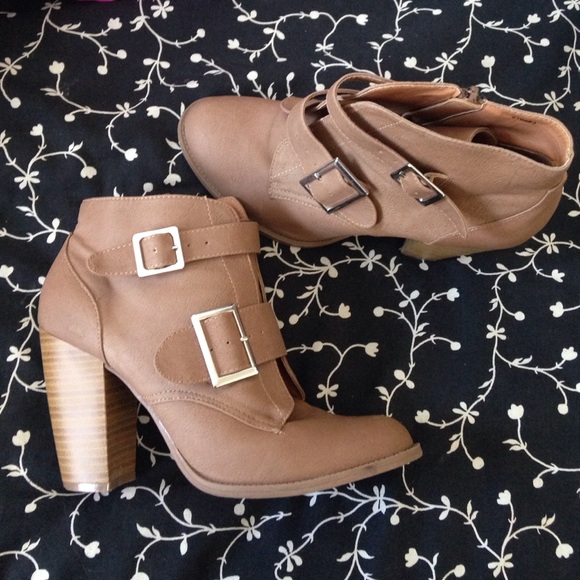 Tan Booties