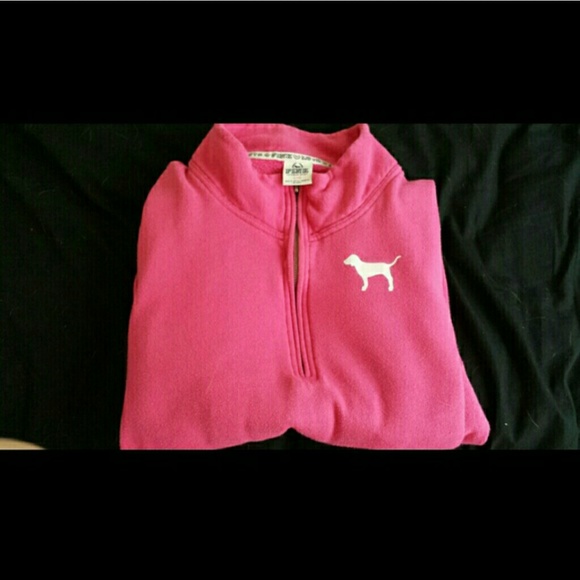 Pink vs half zip up
