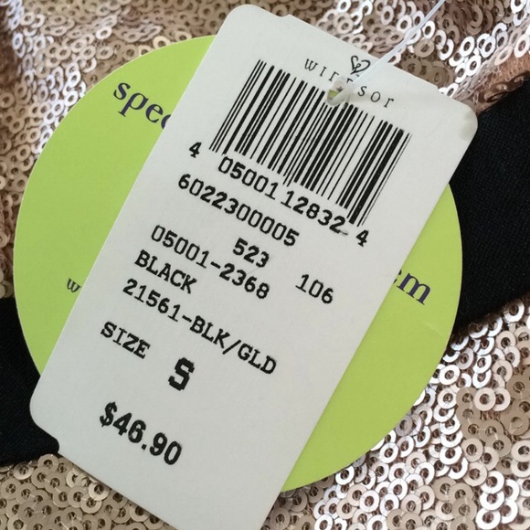 BRAND NEW BLACK GOLD COCKTAIL SEQUIN DRESS!! - Picture 4 of 4