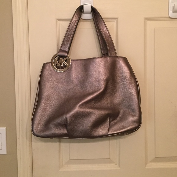 Beautiful Steel Gray MK Bag! Just like new