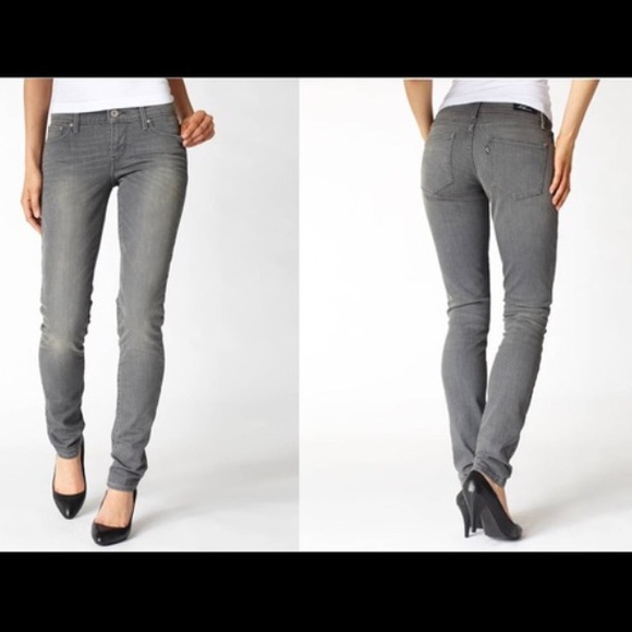Levi's Gray Skinny Jeans