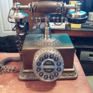 Old fashion decorative telephone