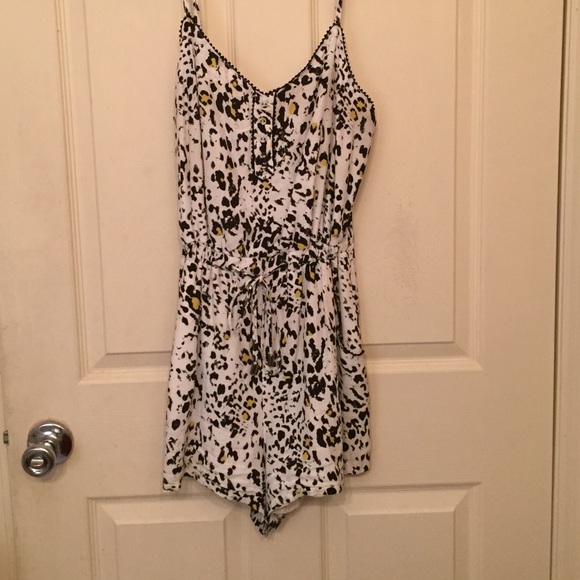 Black and White Super Cute Romper