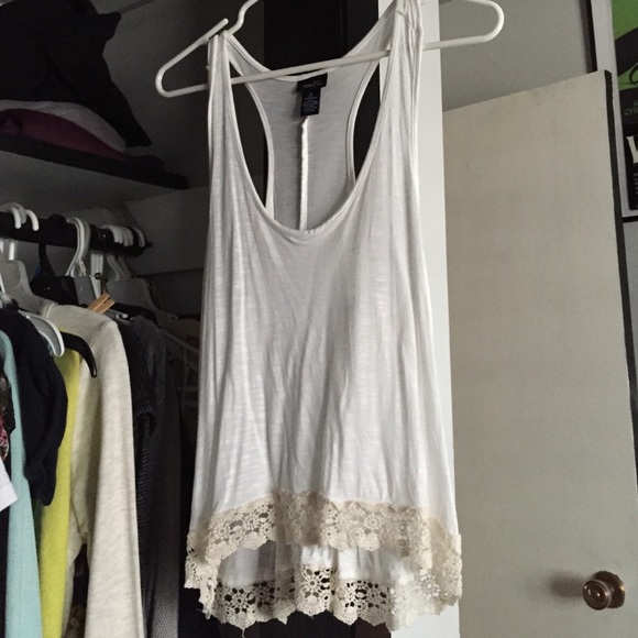 Cute Cream Tank Top