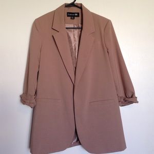 Blush Pink Oversized Blazer