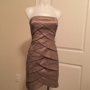 Champagne colored party dress