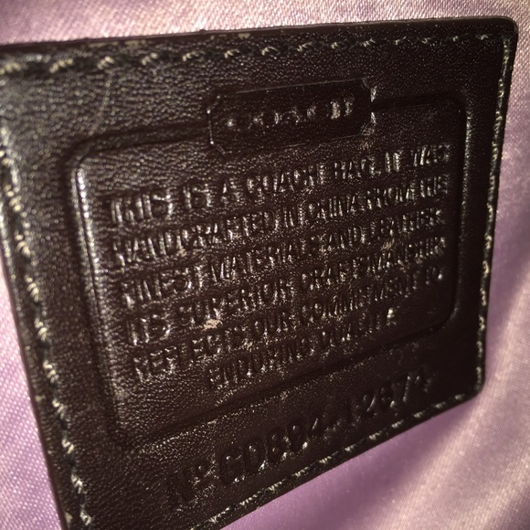 Tan and brown Coach purse. - Picture 4 of 4