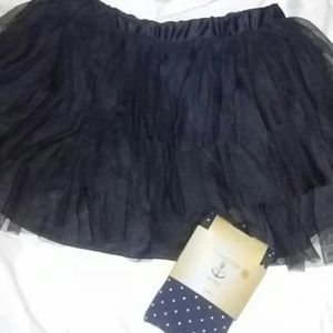 Kids skirt and tights bundel