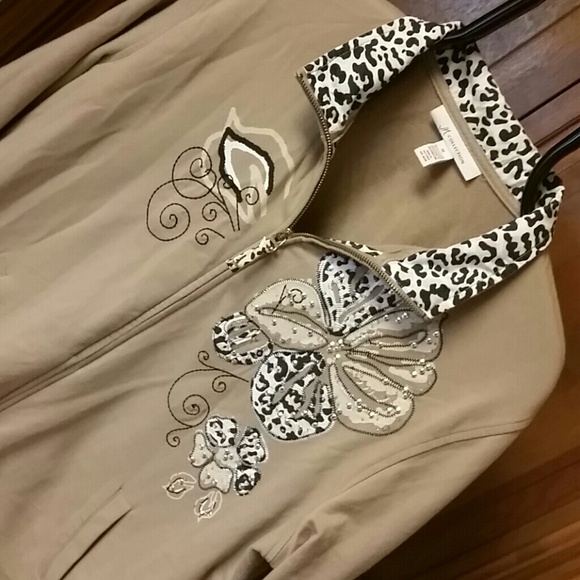 Jacket Pants Set Animal Print