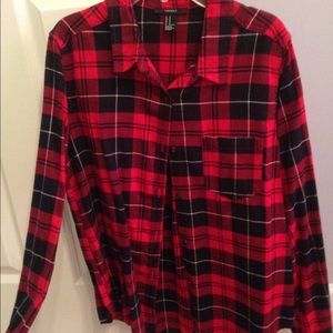 Black and red flannel